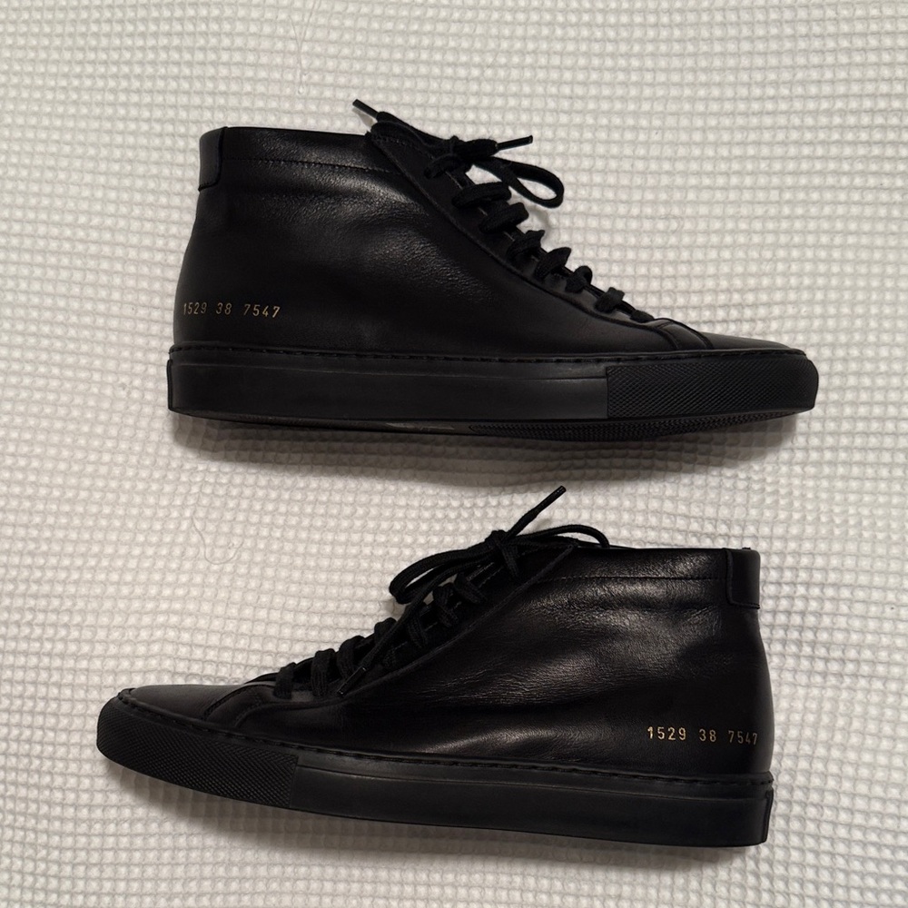 Common Projects Black High-Top Women's Sneakers